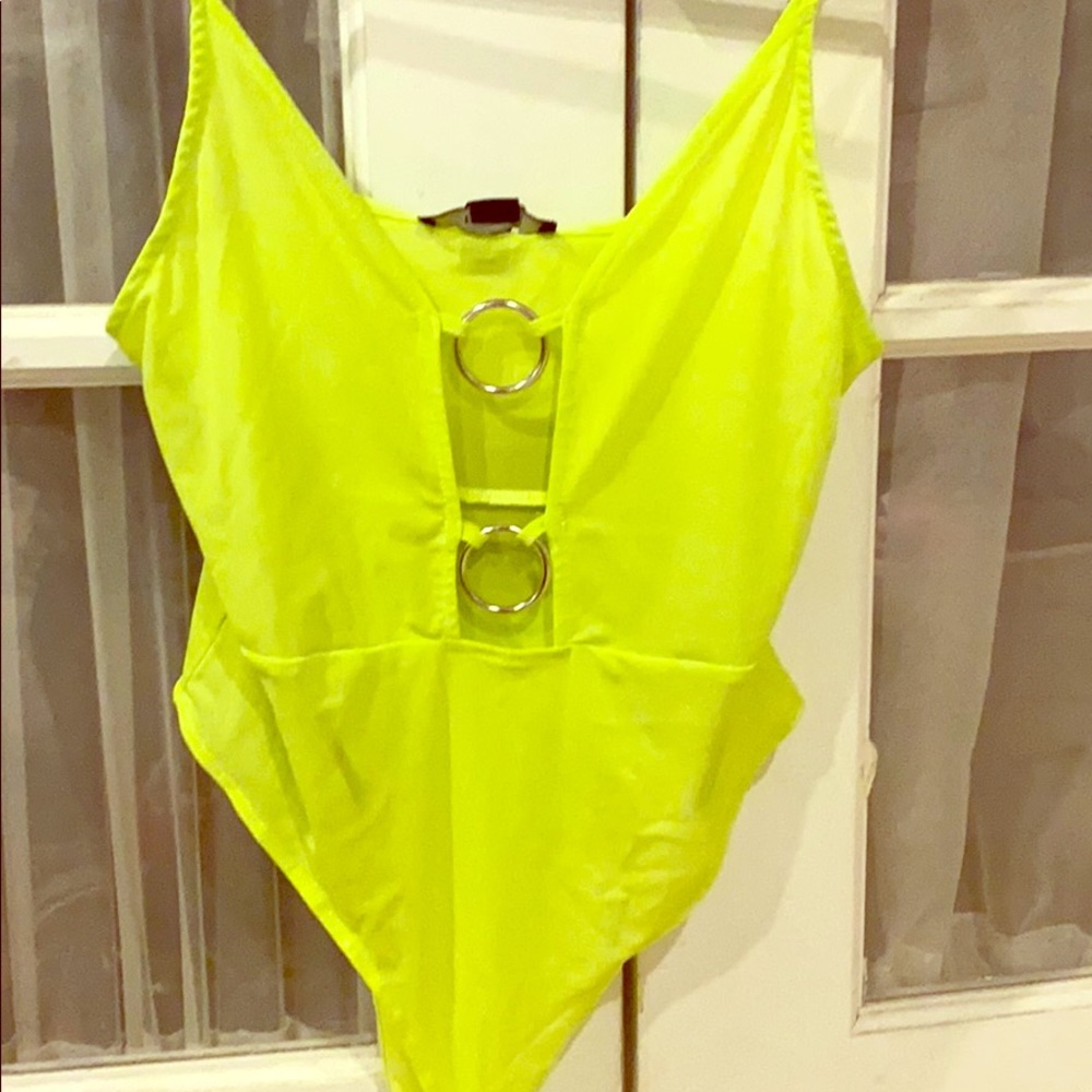 Women’s Neon Green Bodysuit